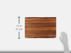 Rachael Ray Pantryware Wood Cutting Board/Wood Serving Board - 17 Inch x 12 Inch, Brown (Pack of 4)
