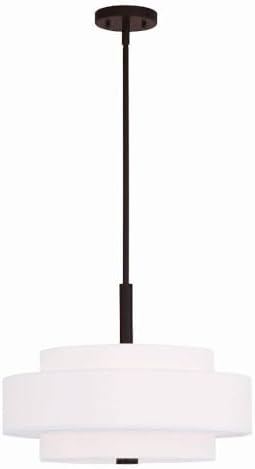 Livex Lighting 50874-07 Meridian 4-Light Pendant, Bronze