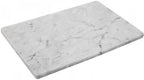 Marble Pastry and Cutting Board 12x16 Inch, Marble Slab With Non-Slip Feet For Baking, Cheese, Charcuterie, Chocolate, Pack of 1 Piece, Carrara White
