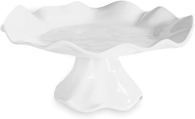 Beatriz Ball VIDA Havana Small Pedestal Cake Plate (White)