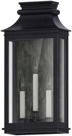 Maxim Savannah Vx 3 Light Outdoor Candle Style Wall Lantern with Black Oxide Finish