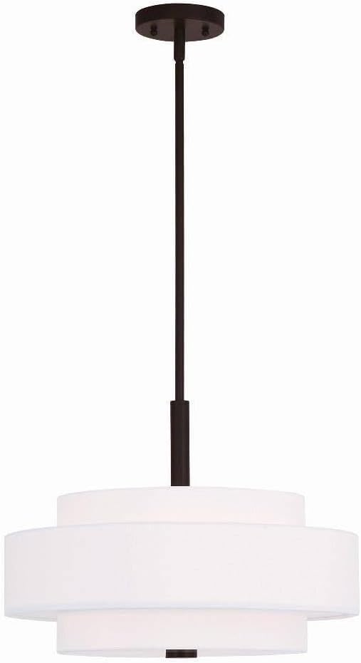Livex Lighting 50874-07 Meridian 4-Light Pendant, Bronze