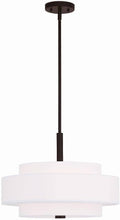 Livex Lighting 50874-07 Meridian 4-Light Pendant, Bronze