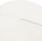3D Flower Pillow Decorative Round Throw Pillows Handmade Cute Floral Velvet Accent Pillowcases Soft Elegant Cushion for Bed Couch Car Bedroom Living Room Home Decor 12 Inch Cream White