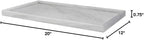 Natural Marble Stone Tray - Hand Carved, Polished Marble Bathroom Tray w/Non-Slip Rubber Pads – Compact Marble Vanity Tray in 3 Shapes - Versatile, Luxury Stone Tray for Bathroom, Kitchen & More