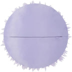 Decorative 3D Flower Round Throw Pillow with Inserts Included Handmade Cute Daisy Accent Pillow Soft Elegant Cushion for Bed Couch Chair Bedroom Living Room Home Decor 12Inch Lavender Purple