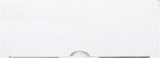 Luxspire Bathroom Counter Organizer, Marble Toothbrush Holder for Bathroom 6 Slot, Bathroom Vanity Organizer with Lid, Bathroom Organizer Countertop for Cotton Ball, Q-Tips, Floss, Gravel White