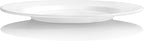 Plates 10inch Melamine Dinner Plates Round White Durable Dishes Set of 8 for Salad Dessert Dinner
