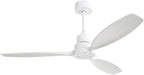 Sofucor Ceiling Fan without Lights, 52 Inch Low Profile Flush Mount Mordern Wood Ceiling Fan with Remote for Indoor Farmhouse Bedroom Living Room Outdoor Patio Porch, Reversible DC Motor, Noiseless