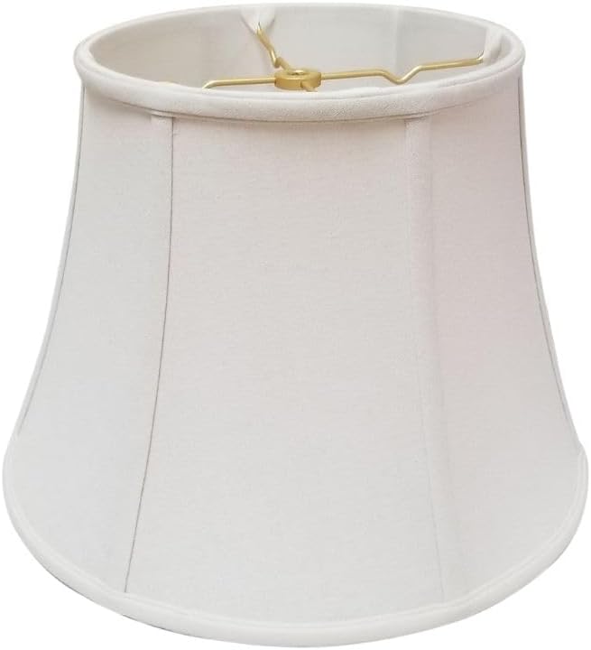 Royal Designs Modified Bell Lamp Shade - White - 10 x 16 x 12.5
