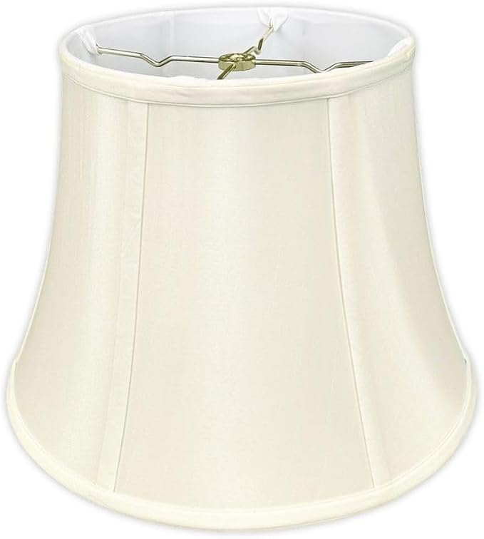 Royal Designs, Inc. BSO-708-12EG Modified Bell Basic Lamp Shade, 7.5 x 12 x 9.5, Eggshell
