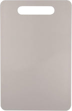 Fotouzy Plastic Utility Cutting Board with Handles, Food Safe PP Material, BPA Free, Dishwasher Safe, Thick Chopping Board, Large Size, Easy Grip Handle, for Kitchen (Almond)