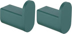 RANDOM Dark Green Towel Hooks for Bathrooms Round Shower Hooks SUS304 Stainless Steel Wall Mount Coat Hooks.96026-8DKG