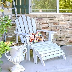 JMGBird Outdoor Pillows Waterproof Set of 2 Outdoor Lumbar Pillows with Insert Included 12×20 Inch Outdoor Pillow for Patio Furniture