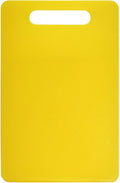 Fotouzy Plastic Utility Cutting Board with Handles, Food Safe PP Material, BPA Free, Dishwasher Safe, Thick Chopping Board, Large Size, Easy Grip Handle, for Kitchen (Yellow),14.2 x 9"