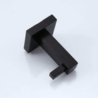 Single Black Hook Wall Stainless Steel Heavy Duty Modern Bath Hook for Coat Robe Towel Hat Home Kitchen Bedroom Hotel Toilet Garage, 1 Pack