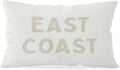Coastal Throw Pillow Cover 12x20, Clean Girl Beige Preppy East Coast Coquette Decor for Girls Room College Sofa Couch Dorm - Beige