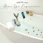 36" Supreme - Clear Acrylic Bathtub Tray Caddy Tub Shelf, Spa Board Luxury Bathroom Bath tub Table, Fits Across Bathtubs, Book, iPad and Wine Glass Holder (Supreme, 36")