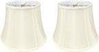 Royal Designs, Inc. BSO-708U-12EG-2 Modified Bell Basic Lamp Shade with UNO Threaded Fitter, 7.5 x 12 x 9.5, Eggshell, 2-Pack