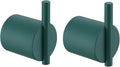 RANDOM Dark Green Towel Hooks for Bathrooms Round Shower Hooks SUS304 Stainless Steel Wall Mount Coat Hooks.96068-8DKG