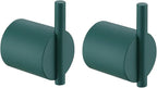 RANDOM Dark Green Towel Hooks for Bathrooms Round Shower Hooks SUS304 Stainless Steel Wall Mount Coat Hooks.96068-8DKG