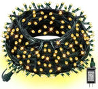 Christmas String Lights 33ft 100 LED 8 Modes with Timer Xmas Tree Light Connectable for Indoor Outdoor Home Party Patio Garden Holiday Warm White