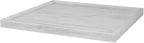Natural Marble Stone Tray - Hand Carved, Polished Marble Bathroom Tray w/Non-Slip Rubber Pads – Compact Marble Vanity Tray in 3 Shapes - Versatile, Luxury Stone Tray for Bathroom, Kitchen & More