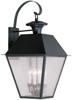 Livex Lighting 2172-04 Mansfield 4-Light Outdoor Wall Lantern, Black