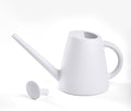 ZXJ Plant Watering Cans for Indoor and Outdoor Home Garden Plants - with Long Spout - White - 1/2 Gallon