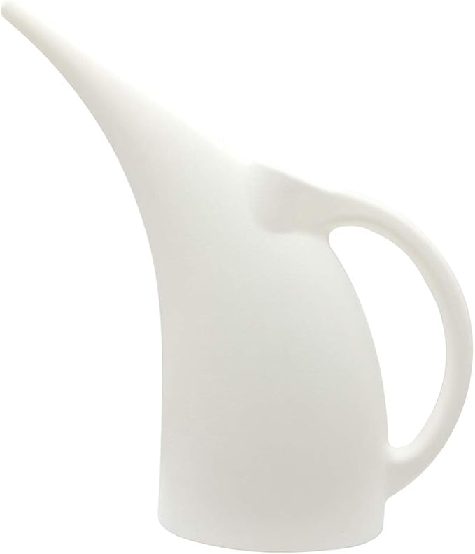 Plastic Watering Can for Plant Garden - 1/2 Gallon - White