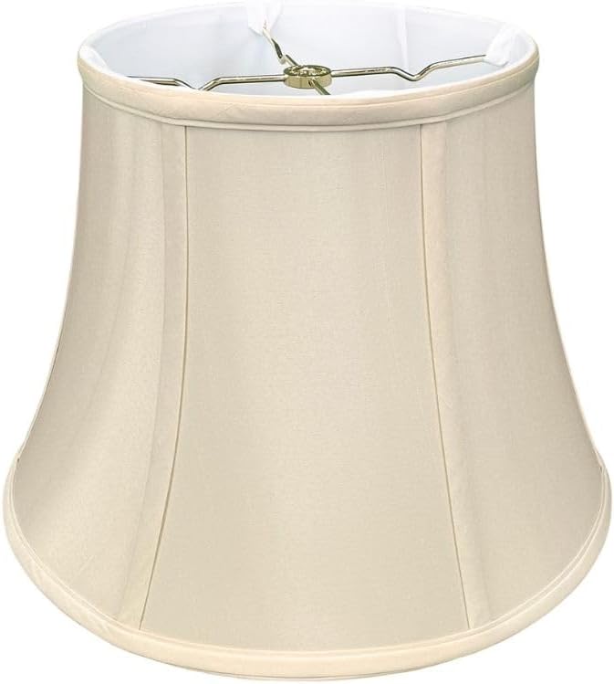 Royal Designs, Inc. BSO-708-12BG Modified Bell Basic Lamp Shade, 7.5 x 12 x 9.5, Beige