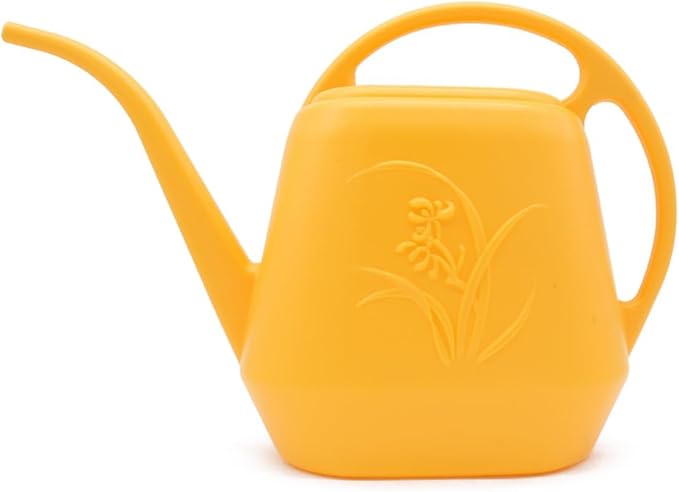 Plastic Watering Can - 1/2 Gallon - Orange
