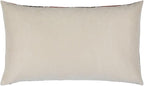 Tapestry Gobelin Red-Black 14"x24" Lumbar Pillow Cover Sham Ethnic Kilim Pattern Throw Decorative for Home Office Decor, Sofa, Couch, Porch, Patio, Window Seat