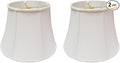 Royal Designs, Inc. BSO-708-14WH-2 Modified Bell Basic Lamp Shade, 9 x 14 x 10.5, White, 2-Pack