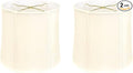 Royal Designs, Inc. BS-719-15EG-2 Drum Basic Lamp Shade, 14 x 15 x 15, Eggshell, 2-Pack