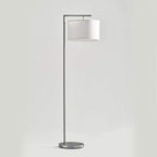 Brightech Montage Modern Floor lamp, LED Floor Lamp for Living Rooms & Offices - Tall Standing Lamp for Bedroom Reading - Corner Pole Lamp for Contemporary Home Decor - Satin Nickel