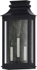 Maxim Savannah Vx 3 Light Outdoor Candle Style Wall Lantern with Black Oxide Finish