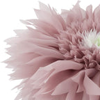 Handmade 3D Flower Pillow Decorative Round Velvet Throw Pillows with Inserts Included Cute Soft Elegant Daisy Cushion for Bed Couch Bedroom Living Room Christmas Home Decor 12 Inch Dusty Pink