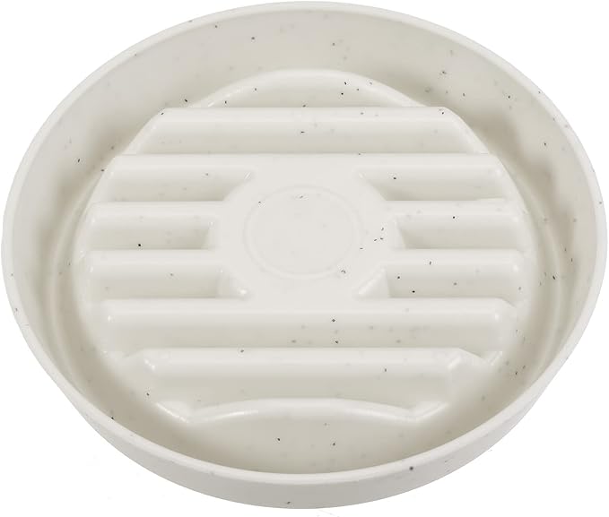 MECCANIXITY Plant Pot Saucer 3.5" Waved Base Plastic Round Flower Drip Tray for Indoor Outdoor, Gray Pack of 6