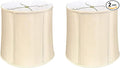 Royal Designs, Inc. BS-719-10BG-2 Drum Basic Lamp Shade, 9 x 10 x 10, Beige, 2-Pack