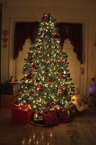 Upgrade 2Pack 500LED Solar String Lights for Outside, 180FT Solar Christmas String Lights Outdoor with 8 Modes, IP65 Waterproof Outdoor Twinkle Light, Garden Xmas Tree Christmas Decoration, Warm White