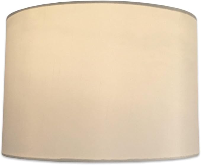 Royal Designs, Inc. HB-610-16WH Shallow Drum Hardback Lamp Shade, 15 x 16 x 10, White