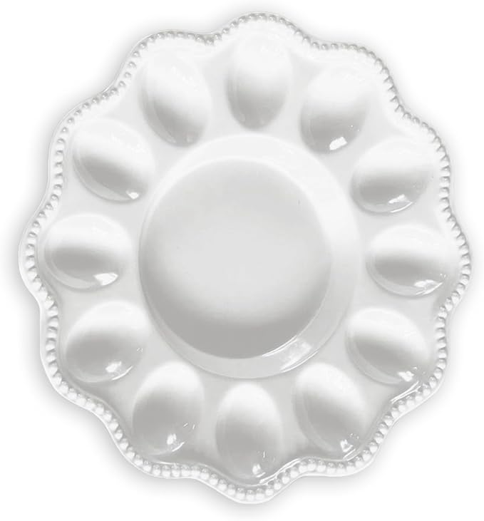 Beatriz Ball VIDA Alegria Deviled Egg Platter (White)