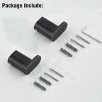 RANDOM Towel Hooks for Bathrooms Oil Rubbed Bronze Coat Hook Wall Mount Shower Hooks,Heavy Duty Robe Hook Stainless Steel Towel Holder,2 Packs.96026-8-ORB