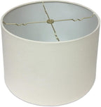 Royal Designs, Inc. HB-610-10LNEG Shallow Drum Hardback Lamp Shade, 9 x 10 x 7, Linen Eggshell