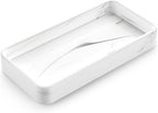Gurygo 8" Ceramic Bathroom Vanity Tray for Kitchen Counter - Kitchen Soap Tray - Rectangular Ceramic Trays for Bathroom - Porcelain Large Serving Trays (Marble, Set/1)