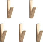 5 Pack Coat Hook,Wall Hooks,Coat Hooks Wall Mount, Metal Wall Hooks Holder for Hanging Clothes, Hats, Bags, Towels, Keys