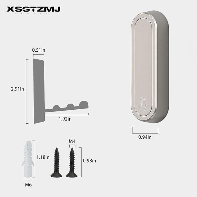 6PCS Folding Coat Hook, Heavy Duty Wall Hooks Made of Zinc Alloy, Foldable Wall Hooks for Hanging Coats, Scarves, Hats, Bathrobes, Keys, Bags (Silver)