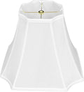 Tootoo Star Fabric Lampshade White (6.3x6.3)" x (13x13)'' x 10.8" Octagonal Royal Bell Shade for Floor Lamp Shade and Table Lamp Shade