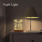 Small Cordless Bedside Table Lamp Rechargeable Dimmable Nightstand Lamp for Bedroom Portable Night Light for Kids LED Lamp with Warm White Lights for Living Room Home Gifts(Yellow)